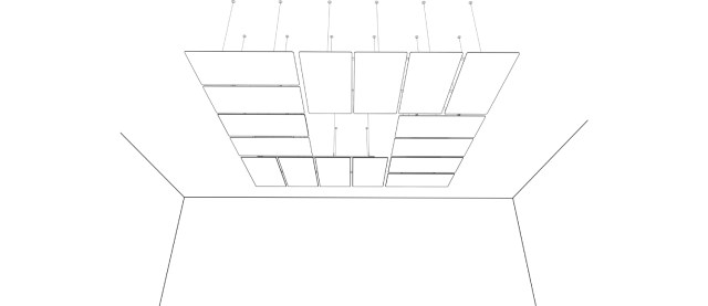 Float ηχοαπορροφητικό σύστημα οροφής